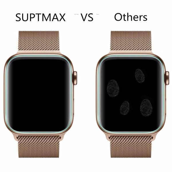 SUPTMAX Apple Watch Series 4  Ekran Koruyucu (44mm) (3Adet)