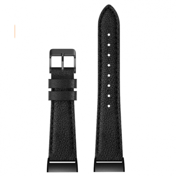 SWEES Fitbit Charge 3 Deri Kay (Large)-Black
