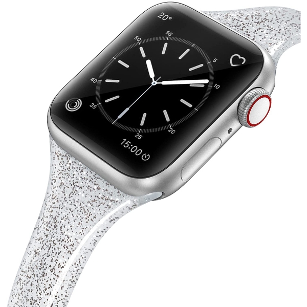 SWEES Simli Silikon Apple Watch Kay (41mm)-Black