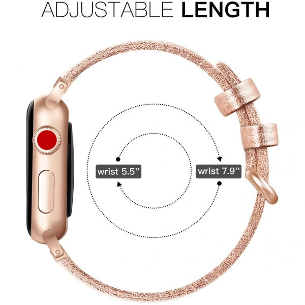 SWEES Tal Deri Apple Watch Kay (40mm)-Rose Gold