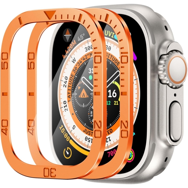 SWUU Apple Watch Ultra 2.Nesil Ekran Koruyucu-Orange