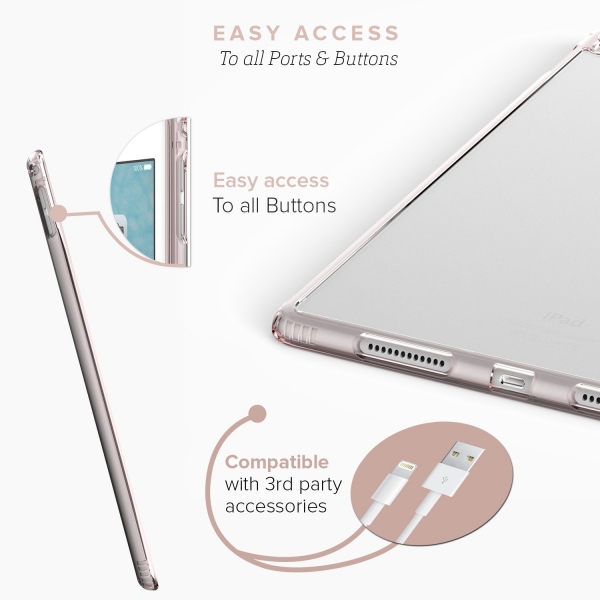 Sahara Case Apple iPad Pro Koruyucu Set-Rose Gold