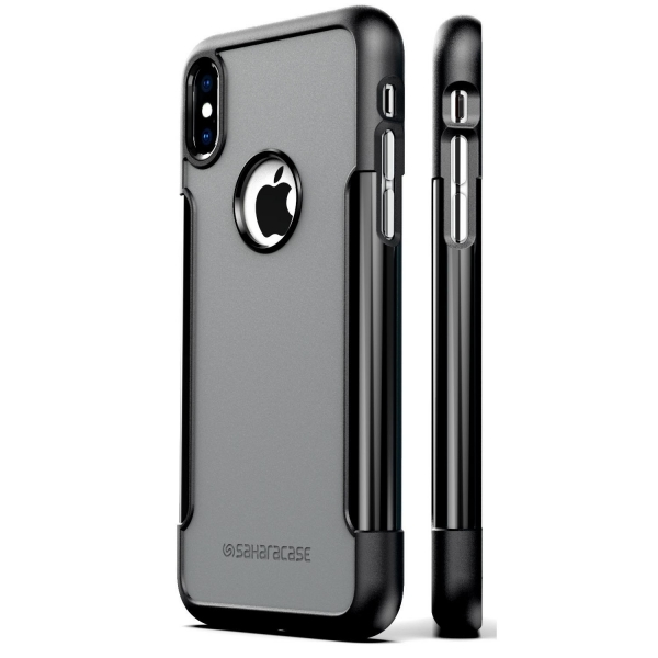 Sahara Case iPhone X Inspire Klf/Cam Ekran Koruyucu-Mist