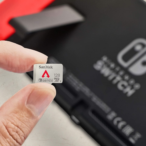 SanDisk Nintendo Switch in Lisansl microSDXC-Kart (128GB)-Apex Legends Sigil