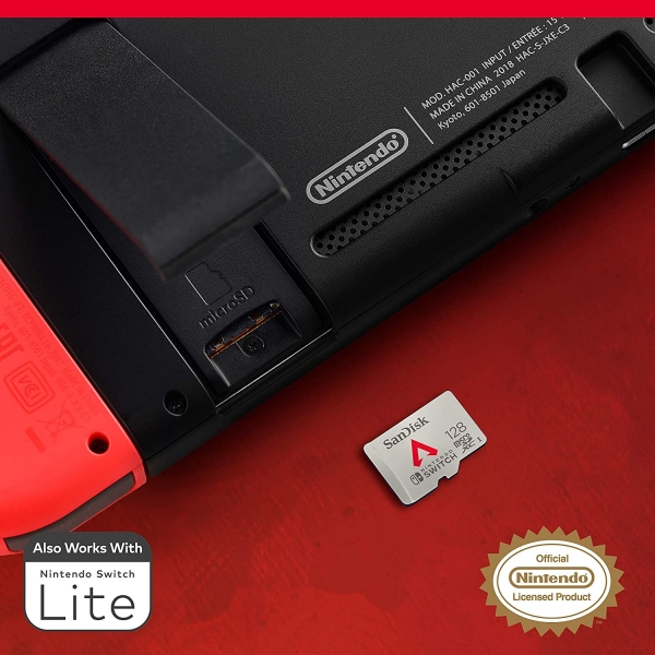 SanDisk Nintendo Switch in Lisansl microSDXC-Kart (128GB)-Apex Legends Sigil