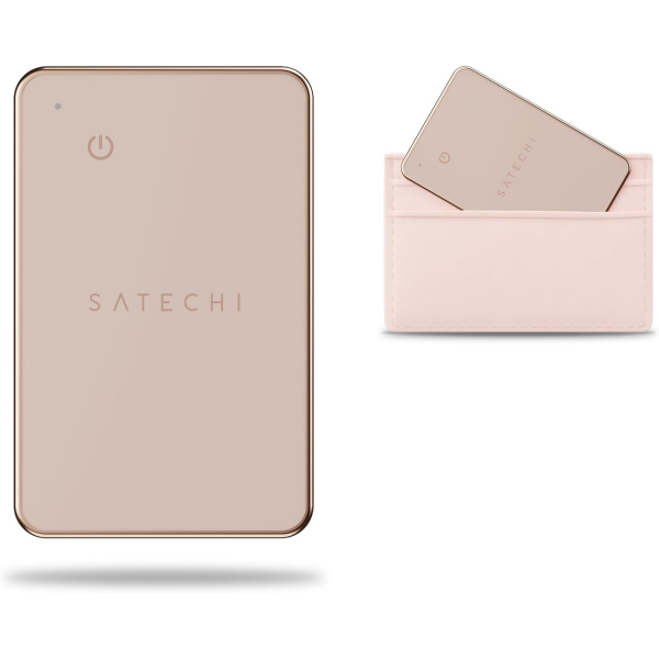 Satechi Akll Czdan Kart (FindAll)-Desert Rose 
