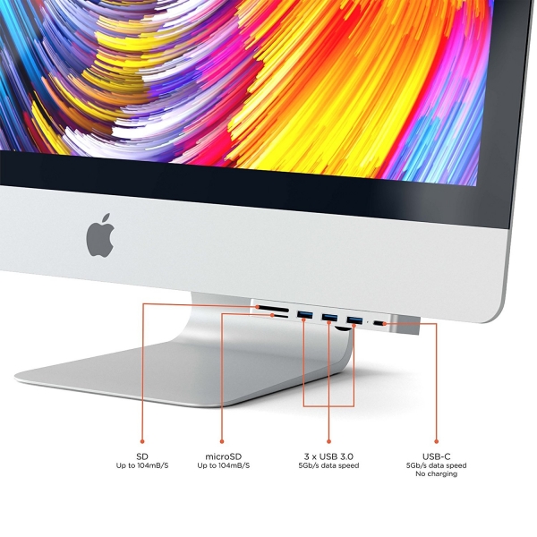 Satechi USB-C Balantl Type-C Hub Adaptr (Silver)