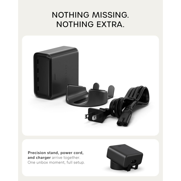 Satechi ChargeView 140W Desktop �arj �stasyonu