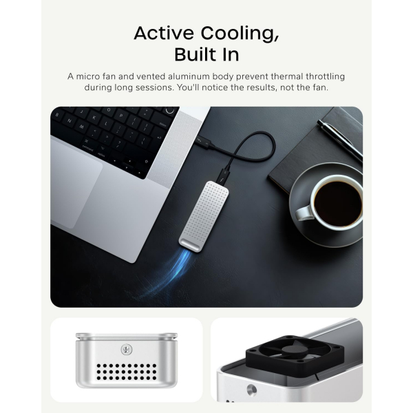Satechi DotDisk 80Gbps SSD Kutusu-Silver