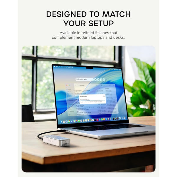 Satechi DotDisk 80Gbps SSD Kutusu-Silver
