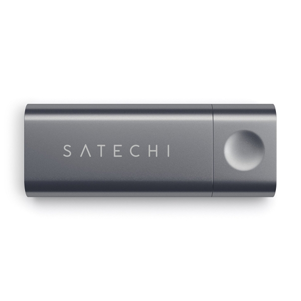 Satechi MacBook Pro Alminyum Type-C Mikro/SD Kart Okuyucu(Gri)