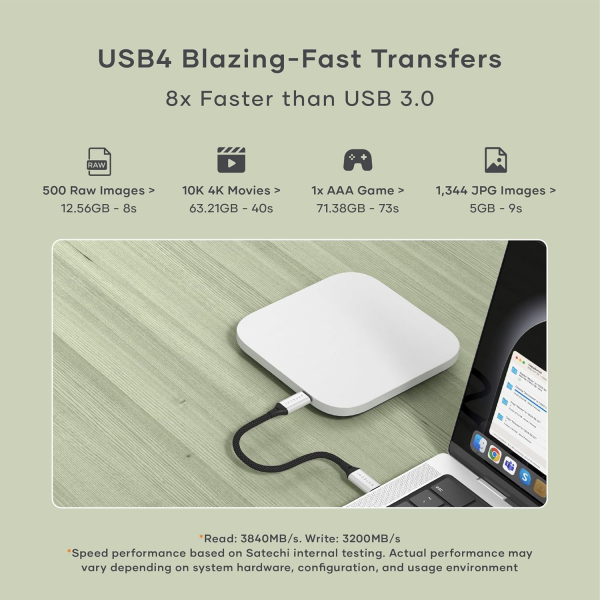 Satechi Mac Mini M4 in USB4 NVMe Muhafazas