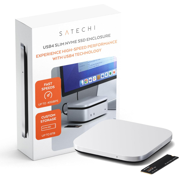 Satechi Mac Mini M4 in USB4 NVMe Muhafazas