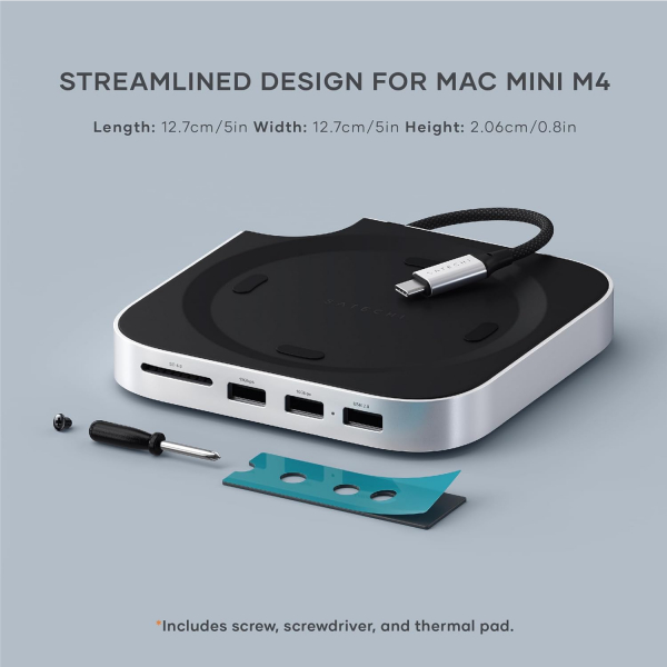 Satechi Mac Mini M4 Stand SSD Hub