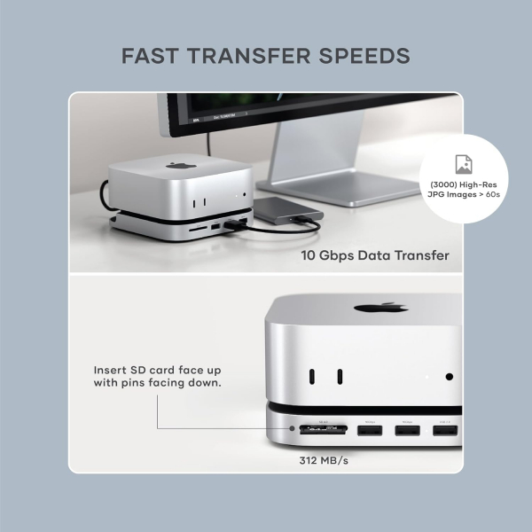 Satechi Mac Mini M4 Stand SSD Hub