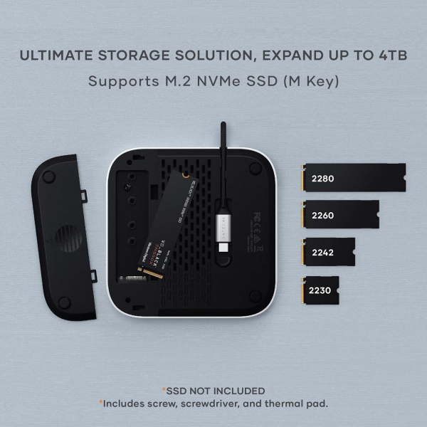 Satechi Mac Mini M4 Stand SSD Hub