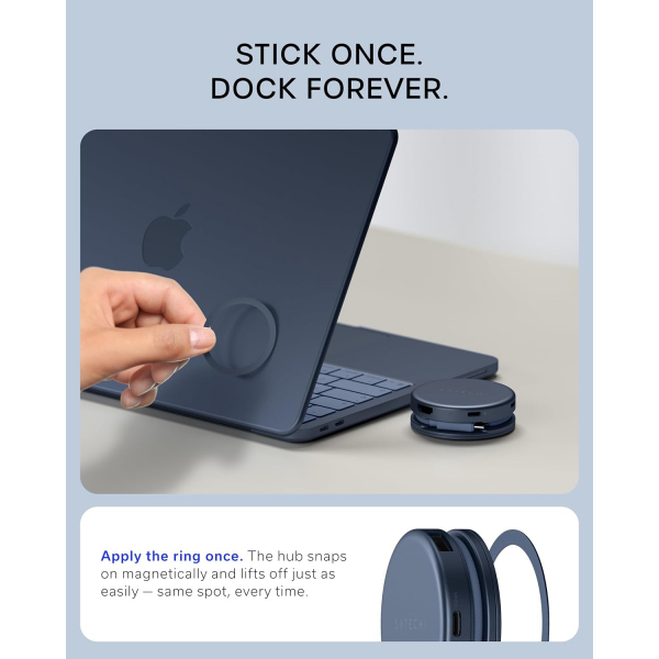 Satechi OntheGo 5 in-1 USB-C Multiport Adapt�r -Indigo