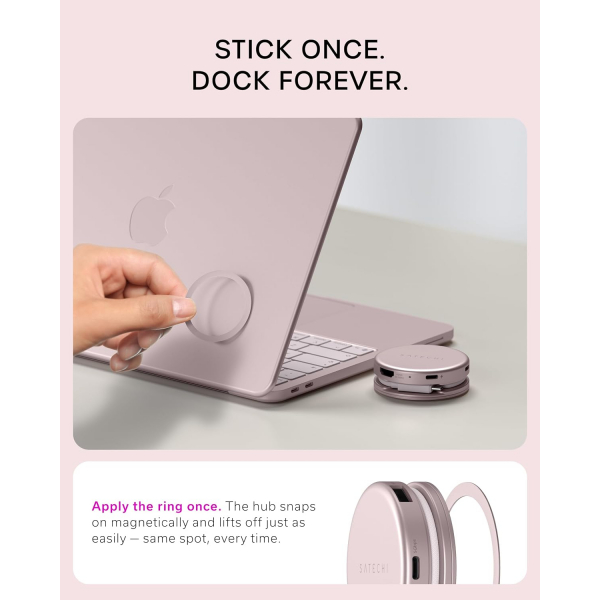 Satechi OntheGo 5 in-1 USB-C Multiport Adapt�r -Blush