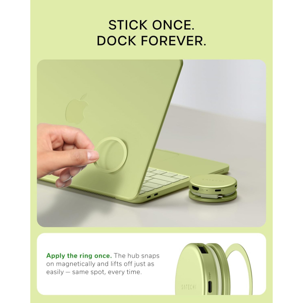 Satechi OntheGo 5 in-1 USB-C Multiport Adapt�r -Citrus