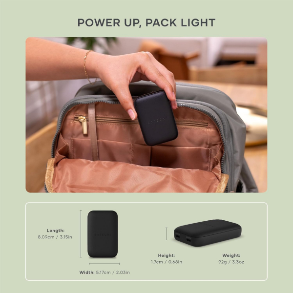 Satechi OntheGo 67W �nce GaN Duvar �arj Cihaz�-Black