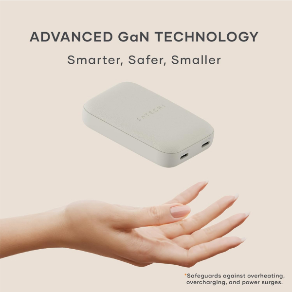 Satechi OntheGo 67W �nce GaN Duvar �arj Cihaz�-Sand