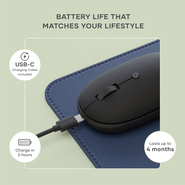 Satechi OntheGo Bluetooth Mouse-Black