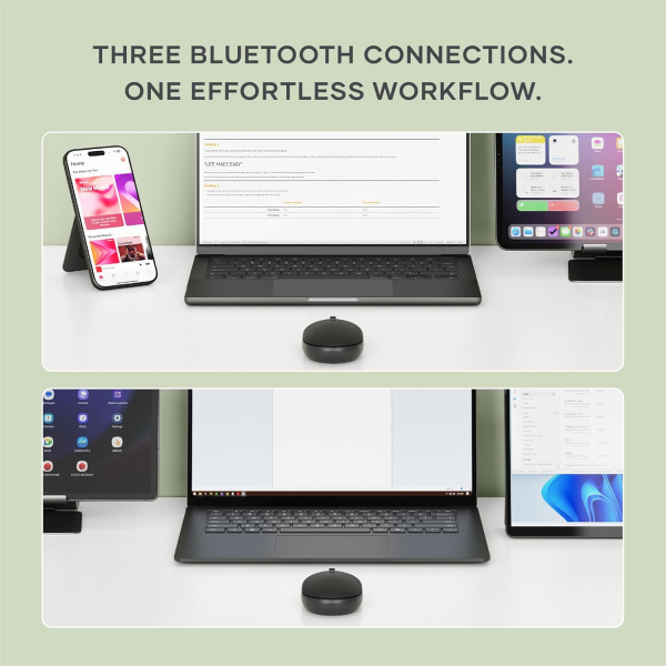 Satechi OntheGo Bluetooth Mouse-Black