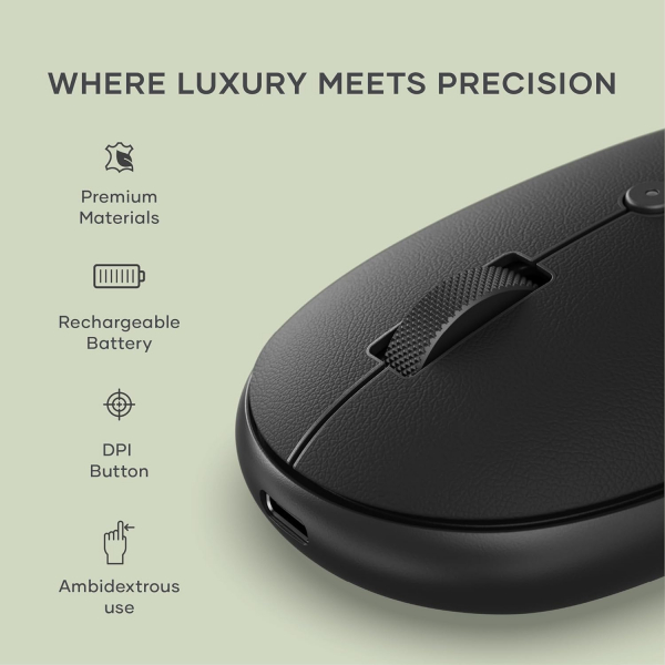 Satechi OntheGo Bluetooth Mouse-Black