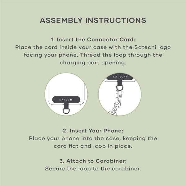 Satechi OntheGo USB-C Boyun Asks-Black 