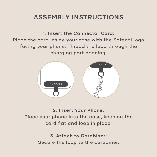 Satechi OntheGo USB-C Boyun Asks-Sand