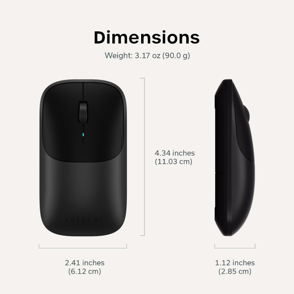 Satechi Slim EX Kablosuz Mouse-Space Black