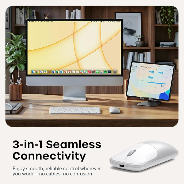 Satechi Slim EX Kablosuz Mouse-Silver