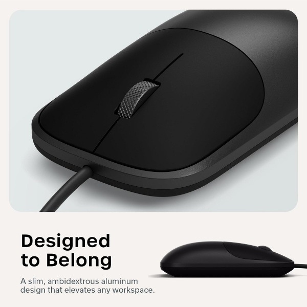 Satechi Slim LX Kablolu USB-C Mouse-Space Black