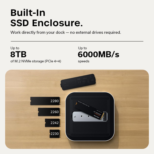 Satechi Thunderbolt 5 CubeDock SSD Yuval� �stasyon