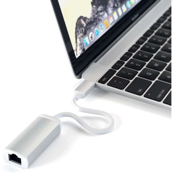 Satechi Type-C Ethernet Adaptr (Silver)