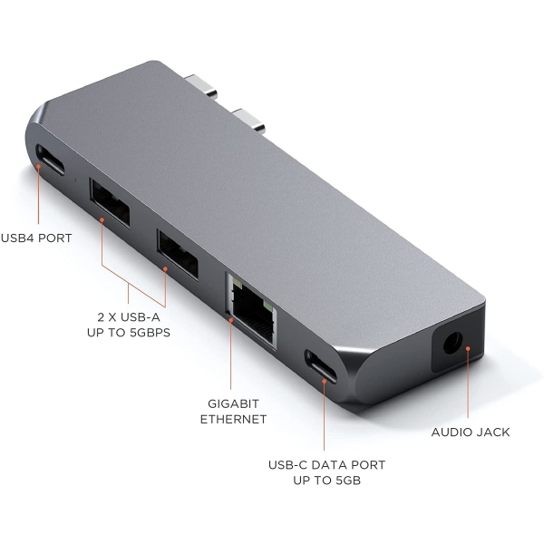 Satechi Type-C Pro Hub Mini Adaptr (Space Gray)