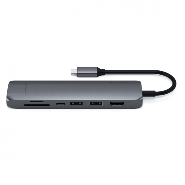 Satechi 7 Balantl USB C Alminyum Hub Adaptr (Space Gray)