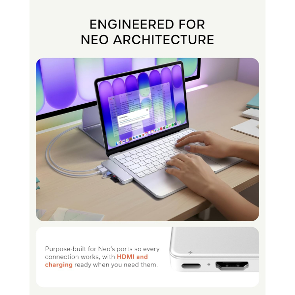 Satechi USB-C Snap Hub-Silver