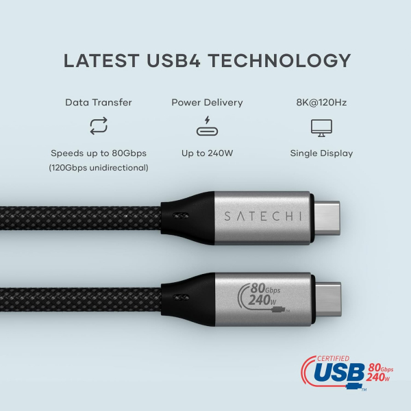 Satechi USB4 V2 Pro Kablo 