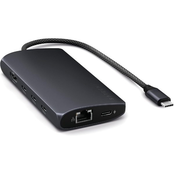 Satechi V3 USB-C Multiport Adaptr-Midnight 
