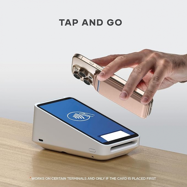 Satechi Vegan/Deri Manyetik Czdan Stand -Desert Rose