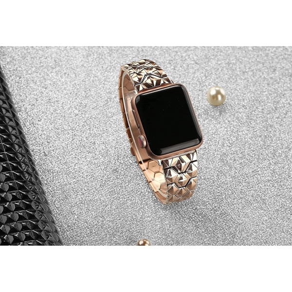 Secbolt Apple Watch 7 Diamond Cut elik Kay (45mm)-Cooper