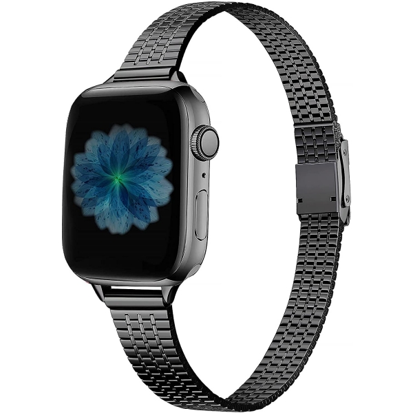 Secbolt Apple Watch 7 nce elik Kay (41mm)-Black