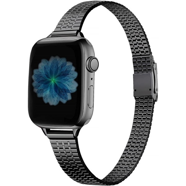 Secbolt Apple Watch 7 nce elik Kay (45mm)-Black