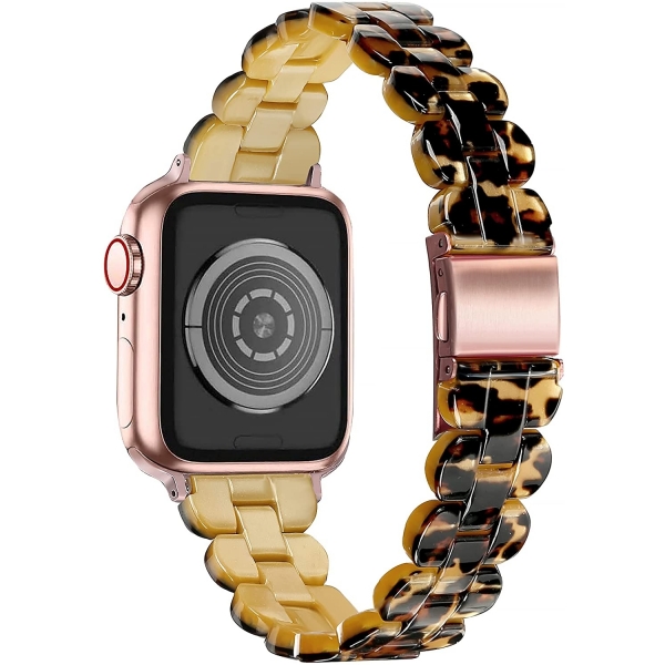 Secbolt Apple Watch 7 Resin Kay (41mm)-Leopard