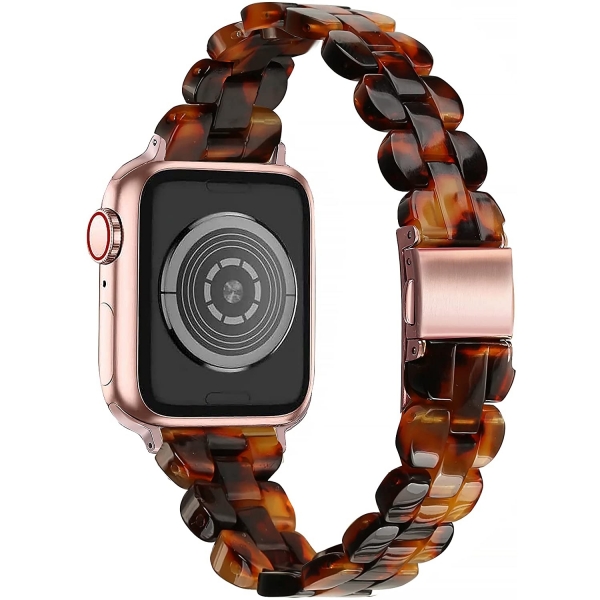 Secbolt Apple Watch 7 Resin Kay (41mm)-Tortoise