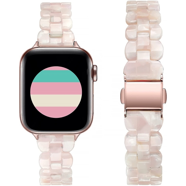 Secbolt Apple Watch 7 Resin Kay (41mm)-Pink