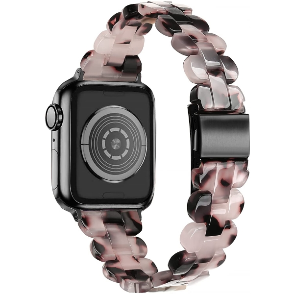 Secbolt Apple Watch 7 Resin Kay (41mm)-Pink Black