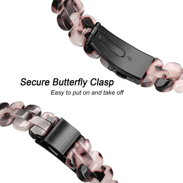 Secbolt Apple Watch 7 Resin Kay (41mm)-Pink Black