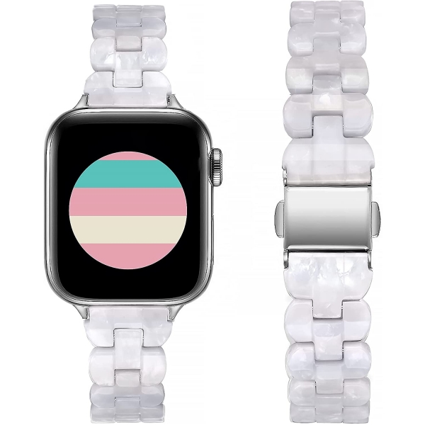 Secbolt Apple Watch 7 Resin Kay (41mm)-Pearl White